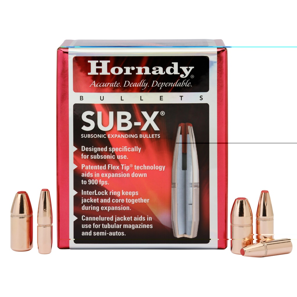 HORNADY 3503 SUB-X 35CAL .357 250GR 100CT