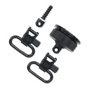 UNCLE MIKES REMINGTON 870 20 GAUGE SHOTGUN SWIVEL CAP SET STEEL BLACK 18015