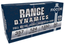 FIOCCHI 357SIGAP RANGE DYNAMICS 357 SIG 124 GRAIN FMJ 50 RND