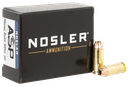 NOSLER ASSURED STOPPING POWER, NOS 51400 MATCH HG 10MM   180 JHP            20 RNDS