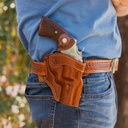 GALCO REVENGER BELT HOLSTER FOR S&W 686 OR L FRAME 3", COLT PYTHON