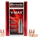 HORNADY V-MAX BULLETS .25 CAL .257" 75 GR V-MAX 100/CT