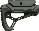 FAB DEFENSE BUTTSTOCK AR-15 /M4 OD GREEN ADJ CHEEK PIECE