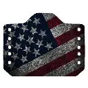 BULLSEYE HOLSTERS BH-KIT-OWB-067-XL-U OWB USA SLANTED FLAG SUBDUED XL - EXTRA LARGE #067