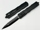 MICROTECH 227-3T DIRAC DELTA D/E BLACK TACTICAL FULLY SERRATED