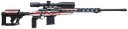 HOWA HCRA72507USKMDT 1500 APC 6.5 CREEDMOOR AMERICAN FLAG W/ 4-16X50 SCOPE