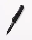 Microtech 1701M-1T Mini Hera D/E Bayonet - Black Handle - Black Blade 