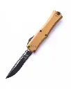 Microtech 1705M-1TA Hera II Mini OTF Automatic Knife Tan 3" Recurve Black 