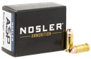 NOSLER 51285 ASP HANDGUN 9MM 115 GRAIN JHP 20 RNDS