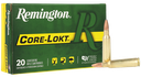 REMINGTON 29077 CORE-LOKT 250 SAVAGE 100 GRAIN PSP 20 RNDS