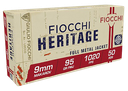 FIOCCHI 9MAK HERITAGE 9MMMAKAROV 95GR FULL METAL JACKET 50 PER BOX