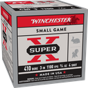 WINCHESTER X413H4 SUPER-X HEAVY GAME LOAD  410 GA 3" 3/4 OZ 4 SHOT 25 RNDS