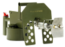 EXOTHERMIC TECHNOLOGIES PFLRT PULSEFIRE LRT GREEN POWDER COATED ALUMINUM/BRASS/VITON 25 FT FLAME RANGE