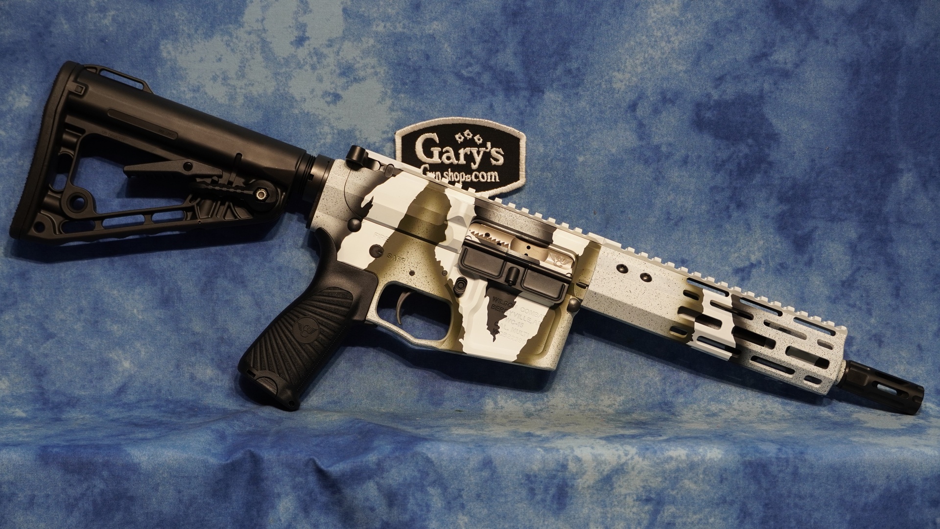 WILSON COMBAT SBR TACTICAL 300 BLACKOUT 8" BBL WASTELAND WHITE CAMO-img-7