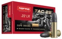 NORMA AMMUNITION 2425092 TAC 22 LR 40 GRAIN LEAD ROUND NOSE 50 RNDS