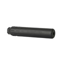 HUXWRX 3076 FLOW 22 TI SUPPRESSOR FLOW-THROUGH 3D TITANIUM BLK