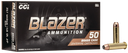 CCI 5207 BLAZER BRASS 357MAG 158GR 50/1000