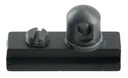 HARRIS BIPODS 6A AMERICAN RAIL ADAPTER STUD BLACK METAL