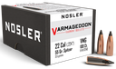 NOSLER 17240 VARMAGEDDON 22 CALIBER 55 GRAIN FLAT BASE TIPPED 100 CNT 