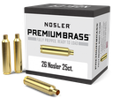 NOSLER PREMIUM BRASS UNPRIMED CASES 26 NOSLER RIFLE BRASS 25CT.