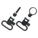 UNCLE MIKES QUICK DETACH SLING SWIVEL SET FULL BAND LEVER ACTION RIFLES .645-.660 WINCHESTER/MARLIN SWIVEL STEEL BLACK